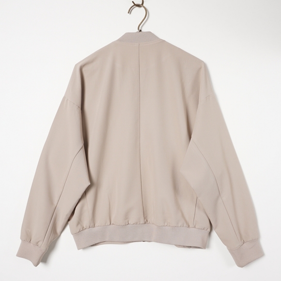 Sense of Place by Urban Research beige bomber jacket - Picture 10 of 13